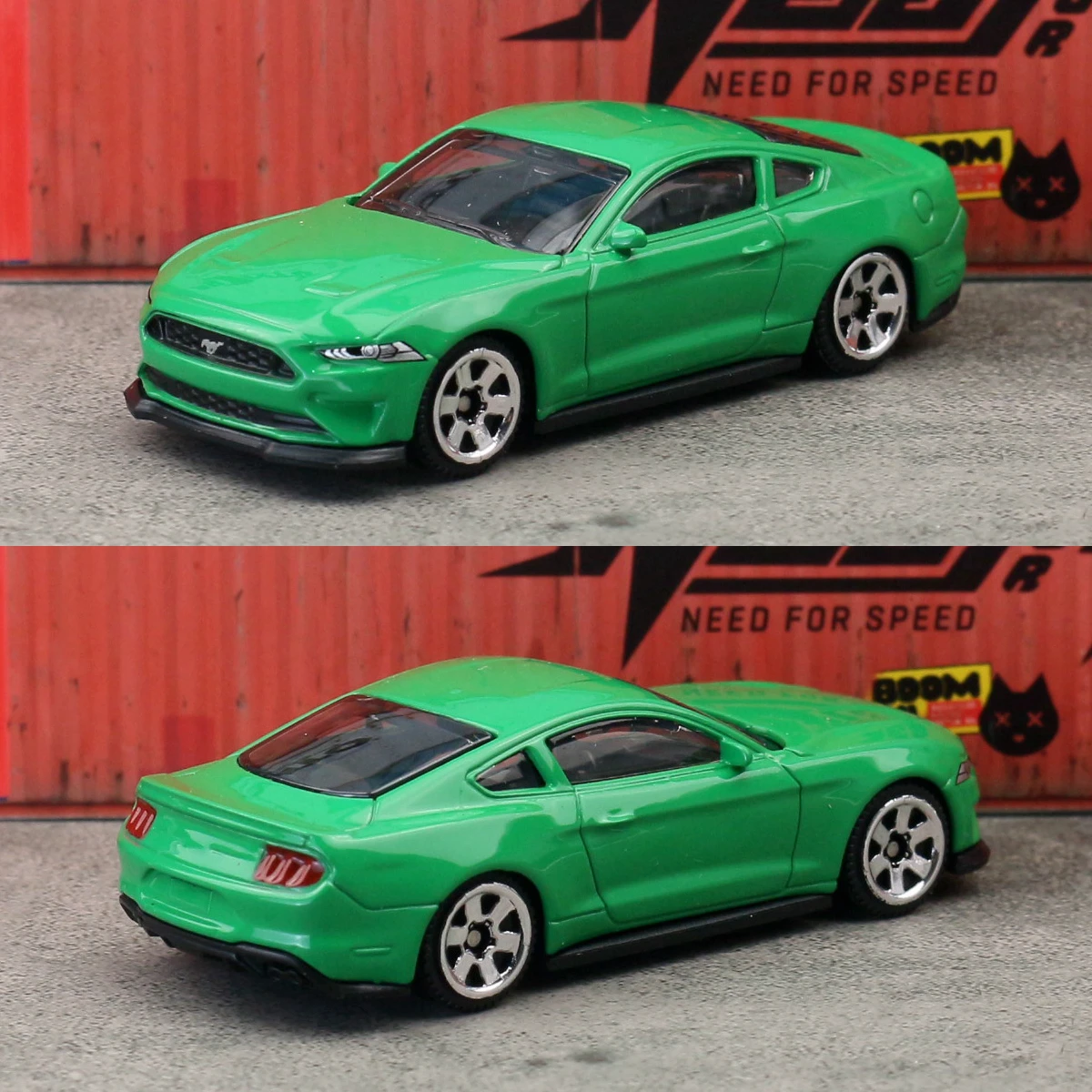 1/64 Ford Mustang GT Toy Car Model CCA MSZ 1:64 Diecast Miniature Free Wheels Collection Suitable for Hot Wheels Gift Kid