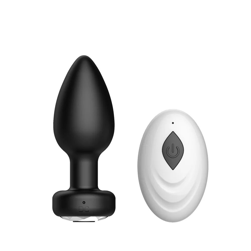 Vibradores Anal Butt Plug, Controle Remoto Sem Fio, Massagem de Próstata Masculina, Brinquedos Sexuais Casal Adulto, 10 Modos de Vibração