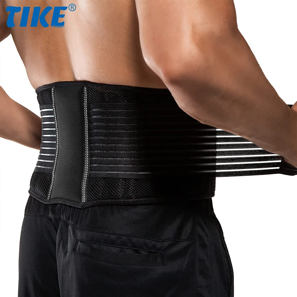 

TIKE Back Brace Immediate Relief From Back Pain, Herniated Disc, Sciatica, Scoliosis Adjustable Support Straps- Lower Back Belt