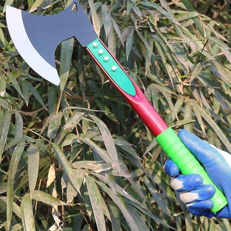 

Split Firewood Long Handle Axe Multi-functional Outdoor Cut Down Trees Non-slip Handle Axe Wear-resistant Rust-proof Hand Tools