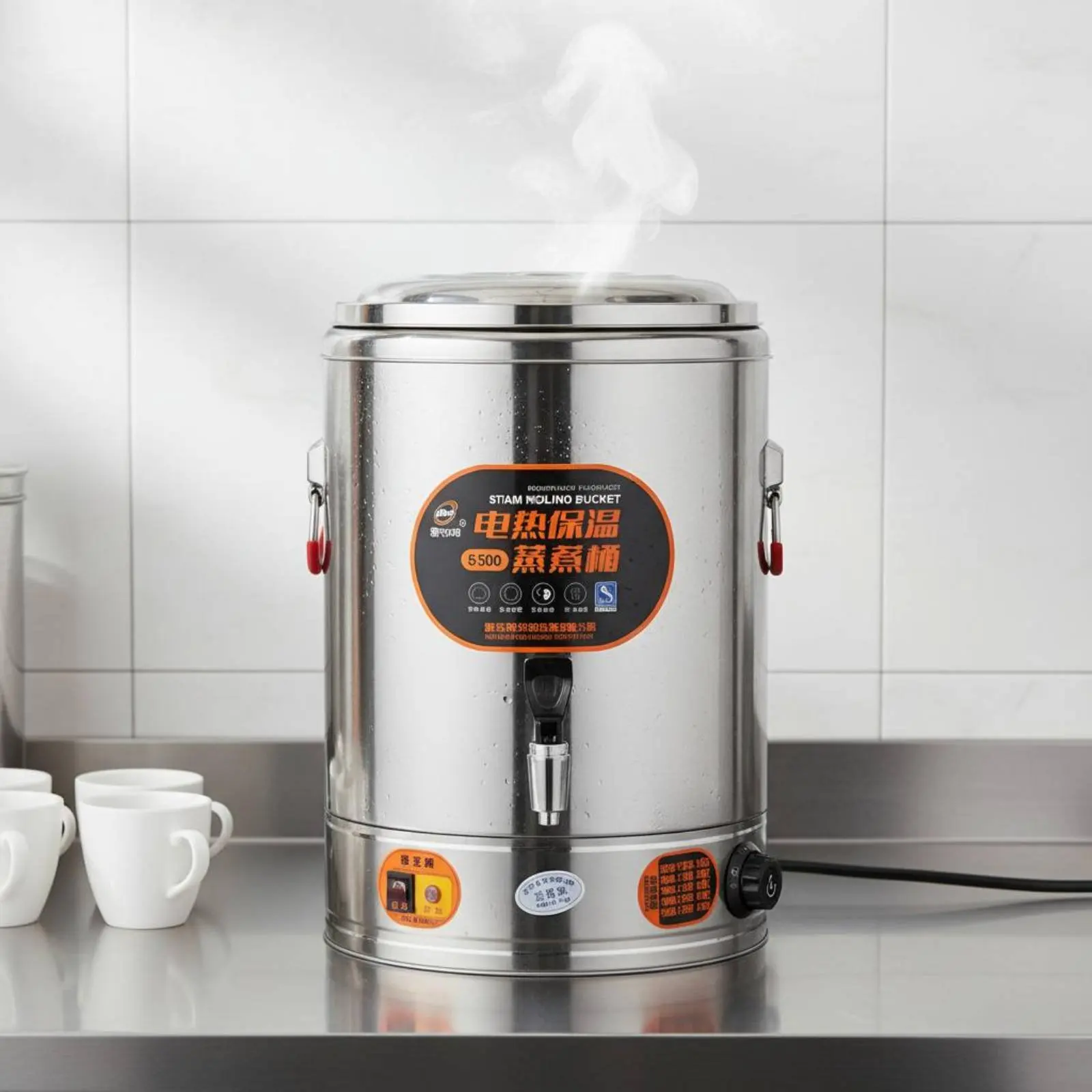 

Электрический термос-котел из нержавеющей стали с двойным изоляционным покрытием и функцией поддержания тепла