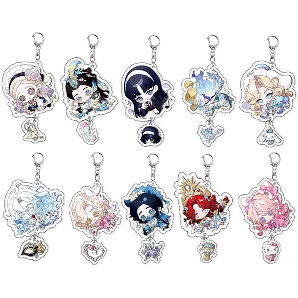 

Набор из 10 акриловых брелоков-подвесок по игре Identity V: Орфей, Писатель. Костюм для косплея, аксессуары, подарок на Рождество.