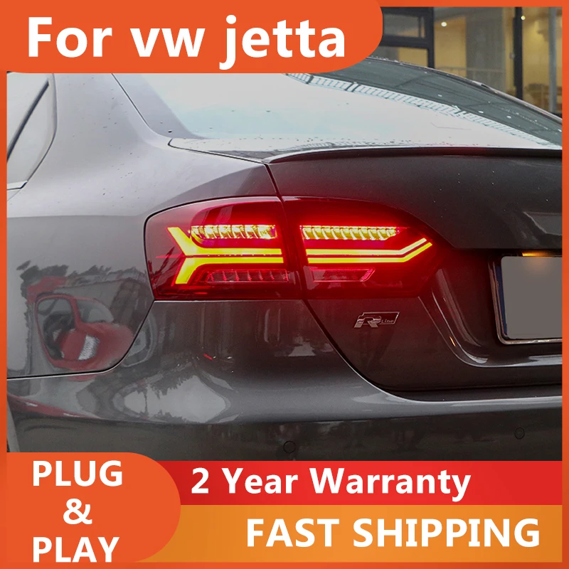 

LED Taillight For Volkswagen VW Jetta MK6 2012 2013 2014 Rear Running Lamp Brake Reverse Dynamic Turn Signal Car Tail Light