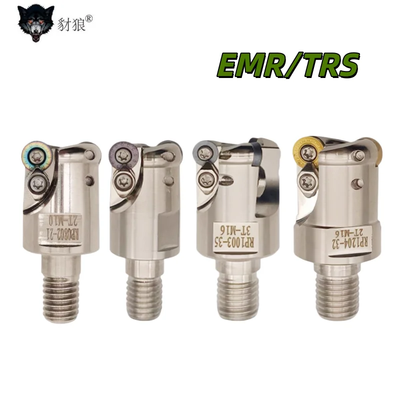 

EMR5R 6R fast feed locking tooth type milling cutter head tungsten steel seismic resistant milling cutterhead RPMT1003MOE insert