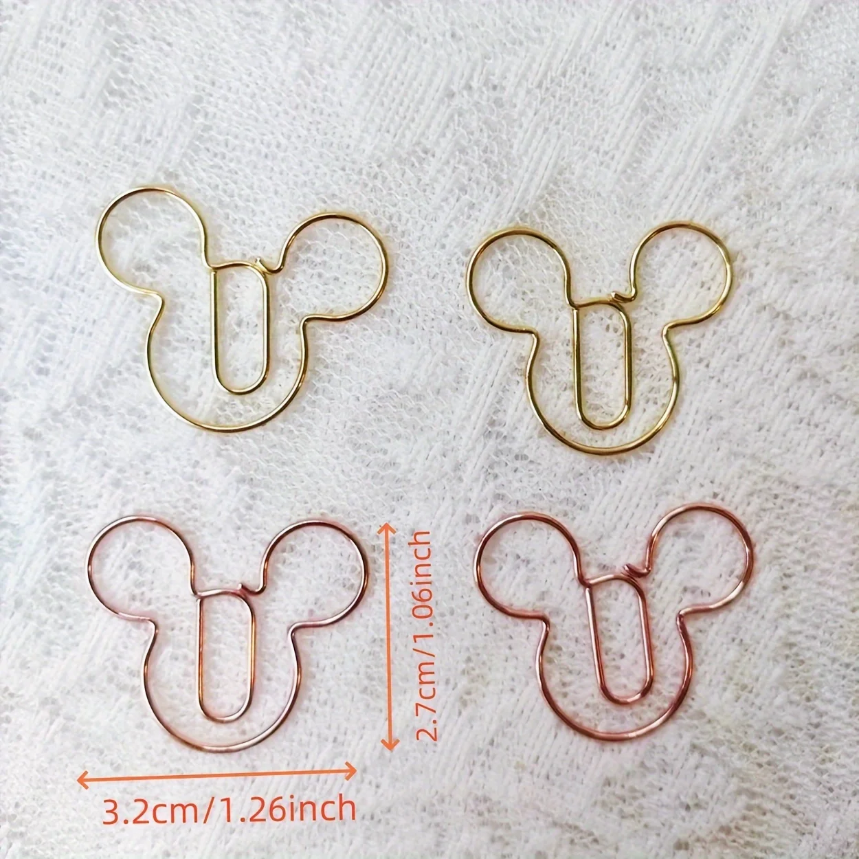 15/25Pcs Cartoon Mixed Color Paper Clips for Holding Business Cards Bookkeeping School and Office Supplies