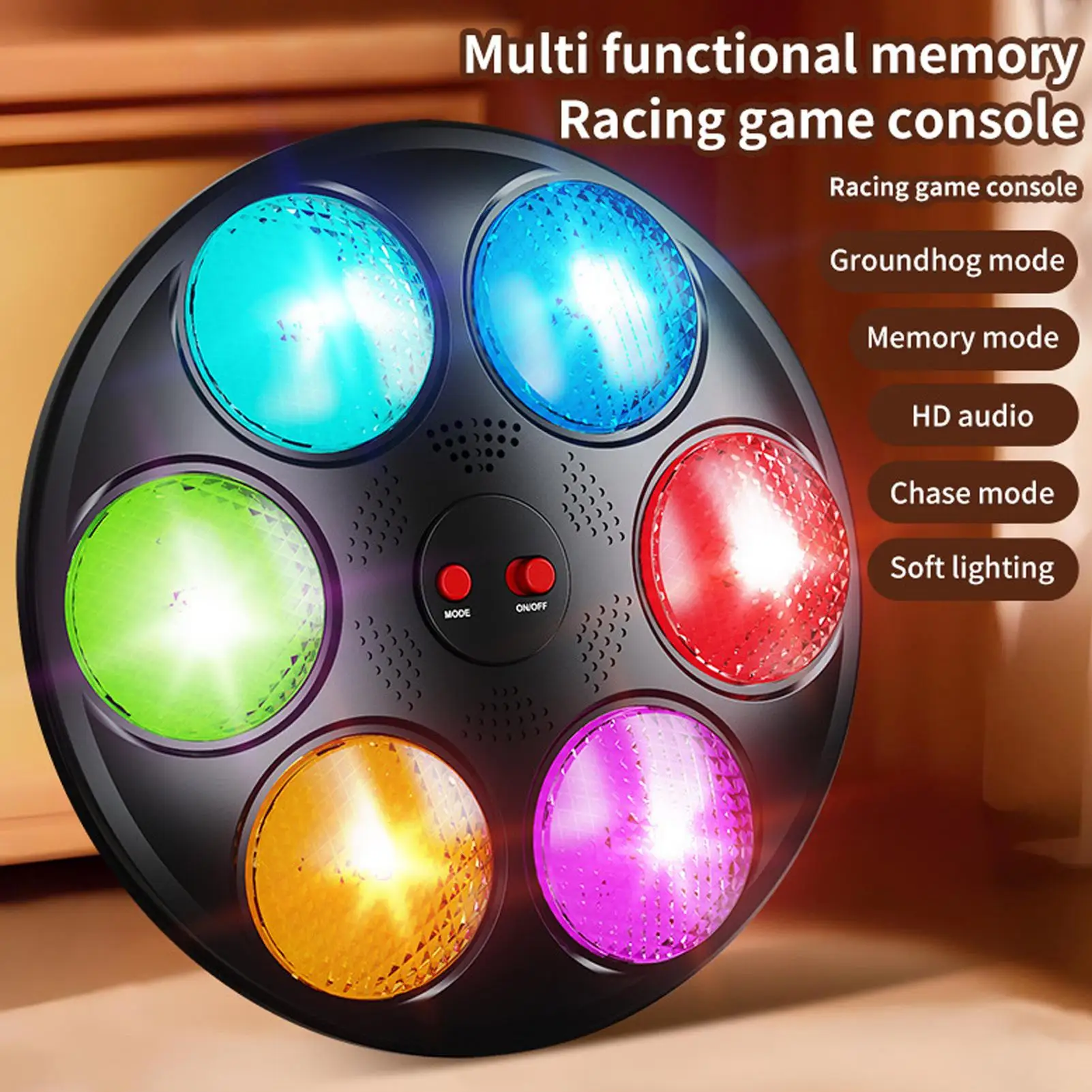 Interactive Pounding Toy Pound A Mole Game Board Toy With Light Educational For Boys Girls Early Learning Toddler Family Indoor