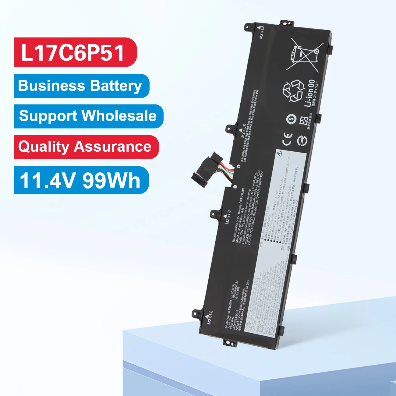 

KingSener L17C6P51 L17M6P52 Laptop Battery For Lenovo ThinkPad P72 P73 Series 01AV497 01AV498 SB10K97636 SB10K97637 931QA100H