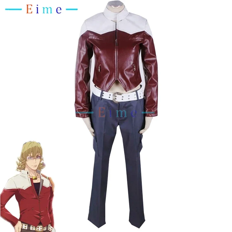 

EIME TIGER & BUNNY Barnaby Brooks Jr Cosplay Costume Party Suit Coat Pants Belt Full Set Halloween Carnival Uniform Custom Made