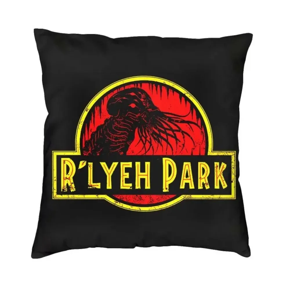 Lovecraft Mythos Monster Cthulhu Cushion Cover Polyester Throw Pillow Case Sofa Chair Pillowcase Living Room Decoration 40x40cm