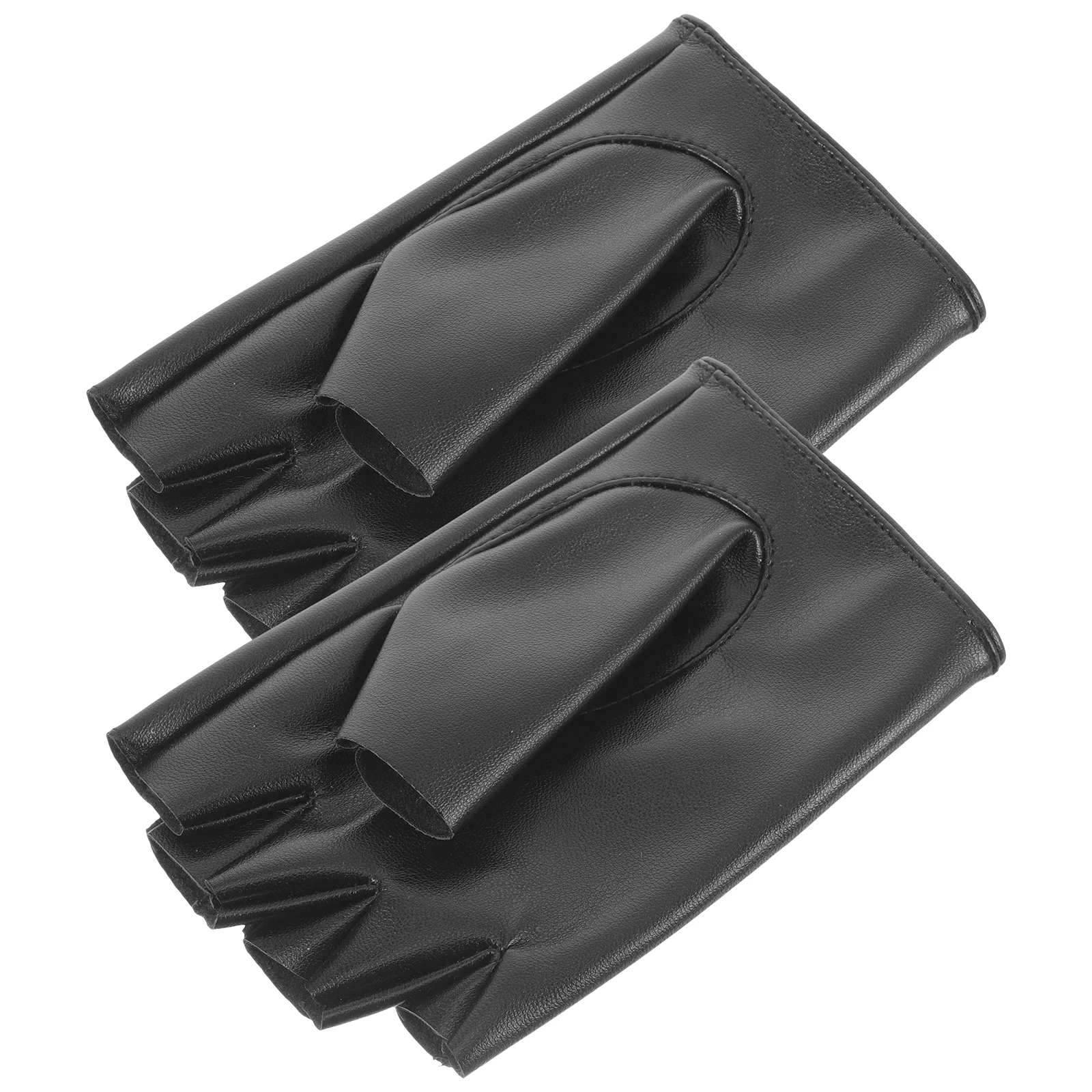 

Half-finger Gloves Women Riding Cycling Outdoor 1 Pair Shockproof Anti-slip Artificial Durable Palm Pad UV Protection