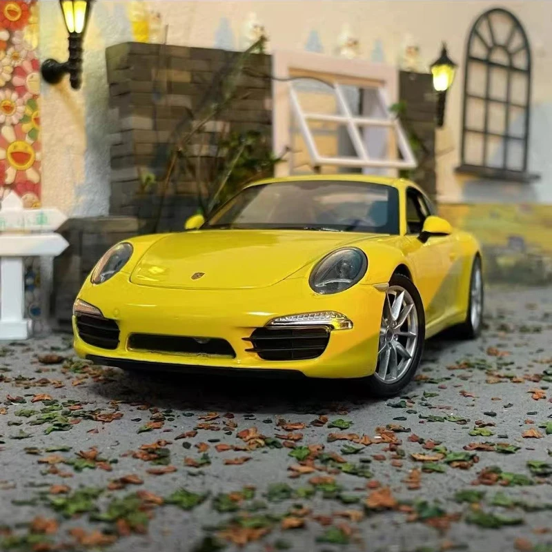 WELLY 1:24 Porsche 911 Carrera S Legering Sportwagen Model Diecasts Metalen Speelgoed Racewagen Model Simulatie Collectie Childrens Gift