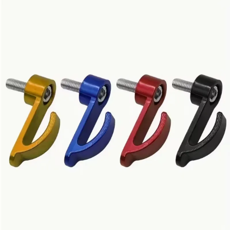 1PC Universal CNC Aluminum Single Hole Motorcycle Helmet Hook Handlebar Bag Hanger For Dirt Bike Scooter