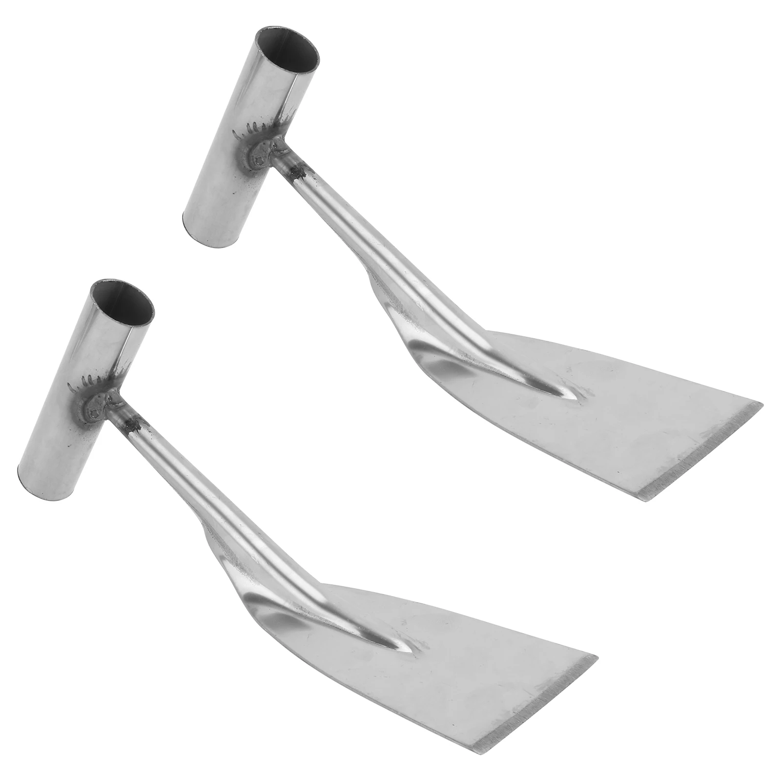 

2pcs Stainless Steel Flower Trowel Small Garden Shovels For Planting Weeding Cultivating Seedlings Lightweight Tools