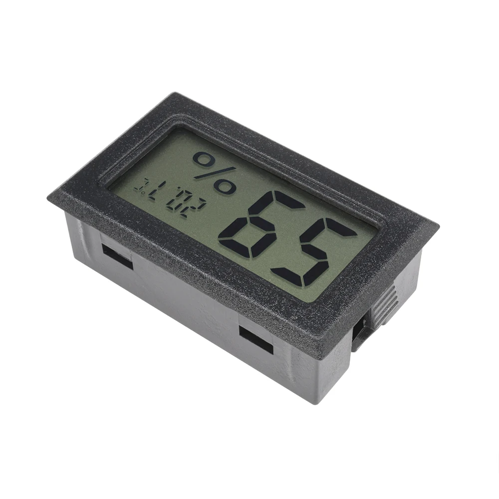 Mini Digital Thermometer Hygrometer LCD Embedded Temperature And Humidity Meter Temperature Sensor Humidity Meter Gauge