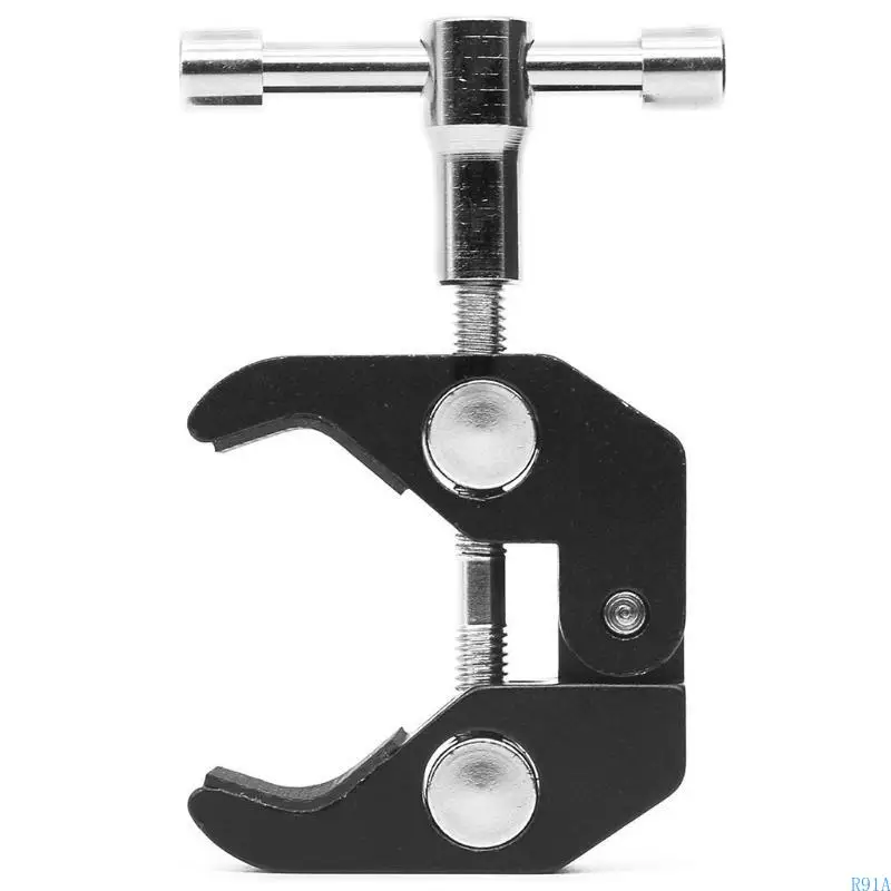 R91a كاميرا مقطع سريع إطلاق الكاميرا Mount Super Clamp مع 1/4 3/8 ثقوب الخيط