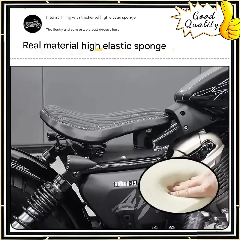 Good Quality For Benda Chinchilla 500 retrofit retro single cushion spring shock absorption widened handmade seat fittings