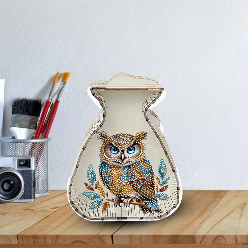 

Unique Diamond Painting Money Saving Box Creative Art Storage Box with Classic Style Suitable for Collectors and Gift