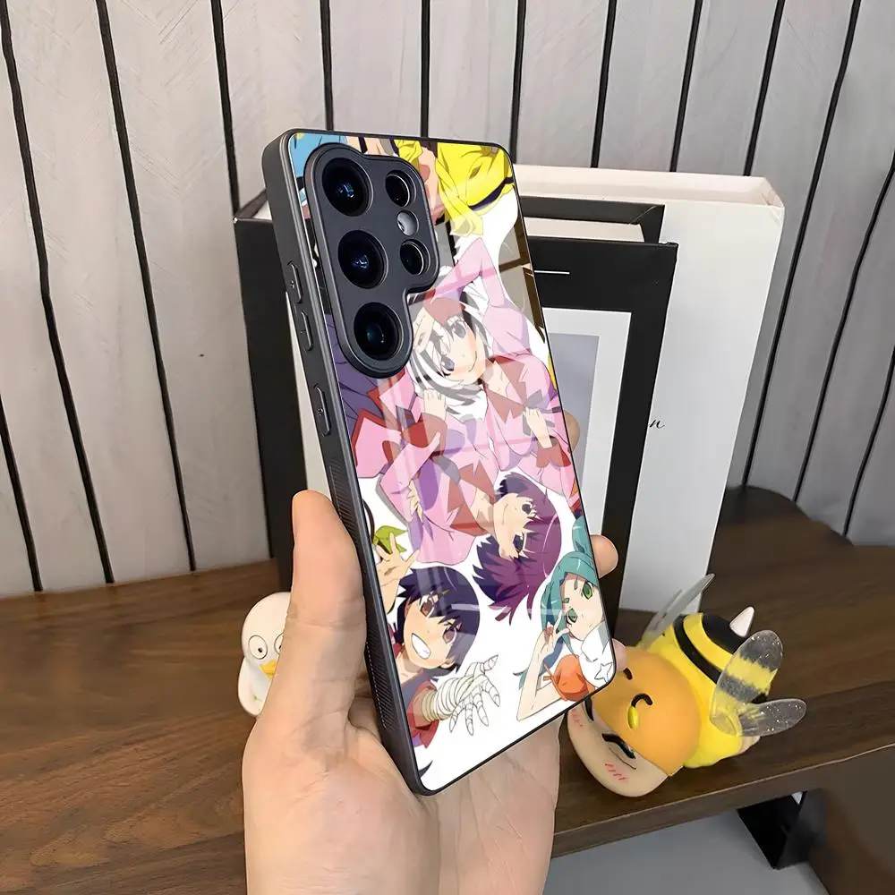 Anime Monogatari Phone Case For Samsung S26 Ultra S24 25 Fe S22 S23 S21 A57 A37 17 A54 A34 A53 A16 Glass Cover