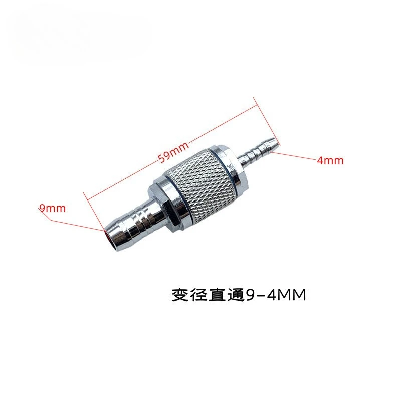 Computer water cooling hose diameter reducer through head large to small metal hose docking A variety of specifications