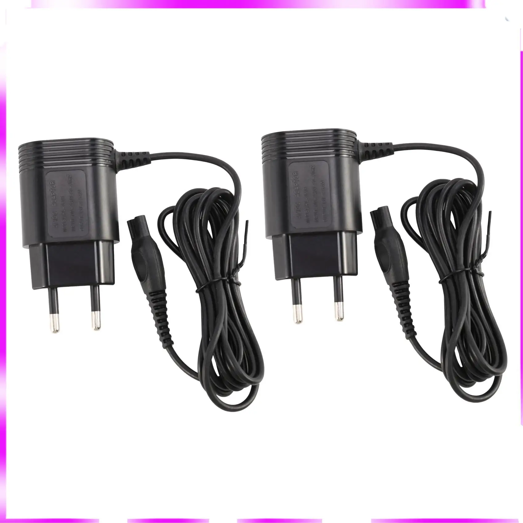 N98R 2X Shaver For Eu Wall Plug Ac Power Adapter Charger For  Shaver Adapter For Hq8505/6070 Shaving Machine(Eu Plug)