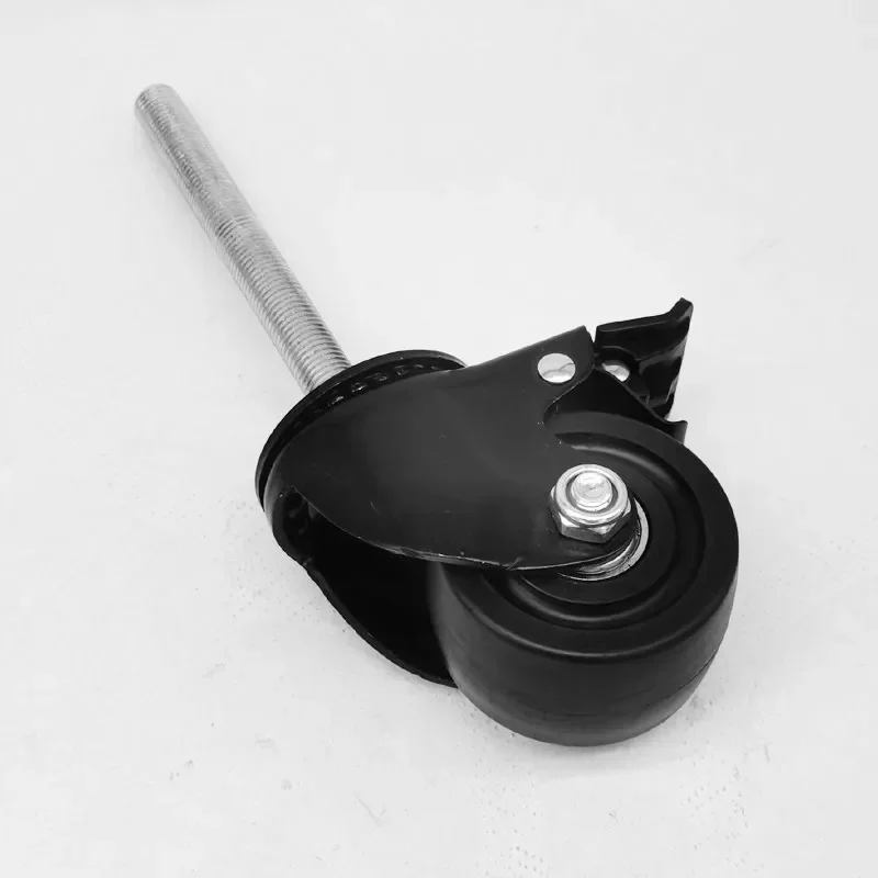 roulettes-industrielles-a-frein-pivotant-robustes-25-3-avec-tige-a-vis-m20-30-60-100-150mm-pour-equipements-industriels-et-etageres