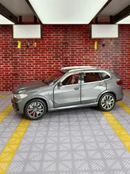 1:24 BMW X5 Alloy Model Car Suv Collectible Toy Car Miniature Alloy Diecast Scale Vehicle Model Sound & Light Toys For Kid Gift