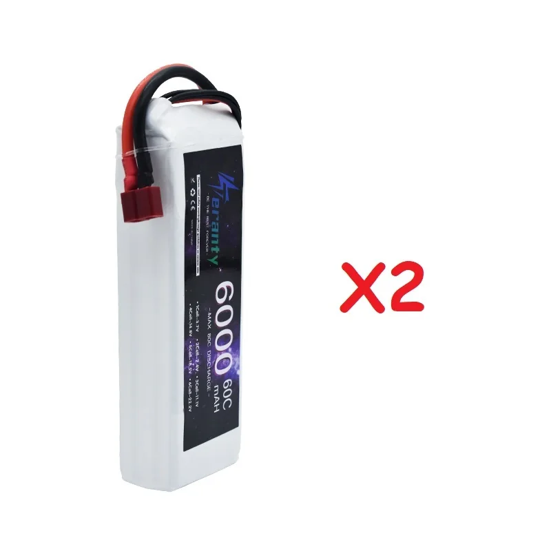 3S 11.1V Lipo Batterij 6000Mah 60c Voor Drone Rc Auto Helikopter Quadcopter Tank Boot Truggy 3S Batterij Met Xt60 Xt 90 T Ec5