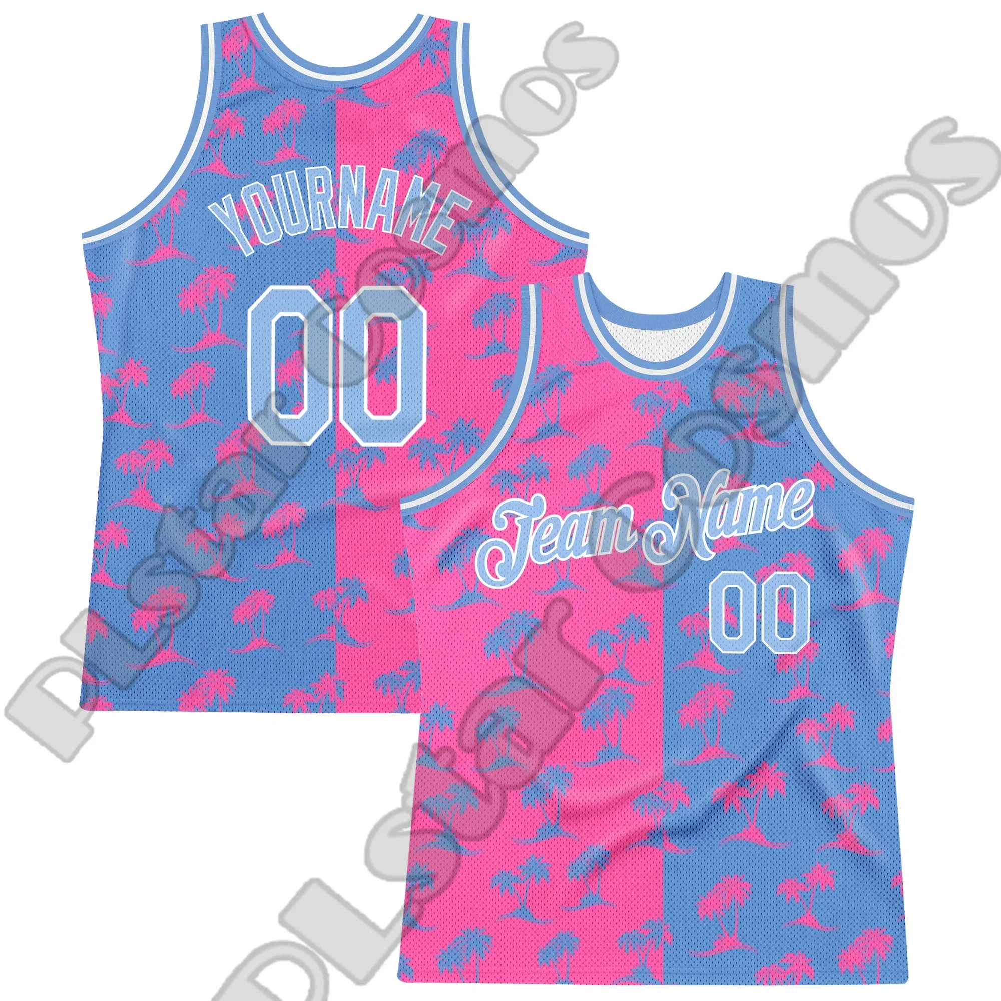 

Custom Name Team Logo Pattern Basketball Jersey Shirts Breathable Sportswear 3DPrint Summer Casual Tank Top Vest Sleeveless AX5