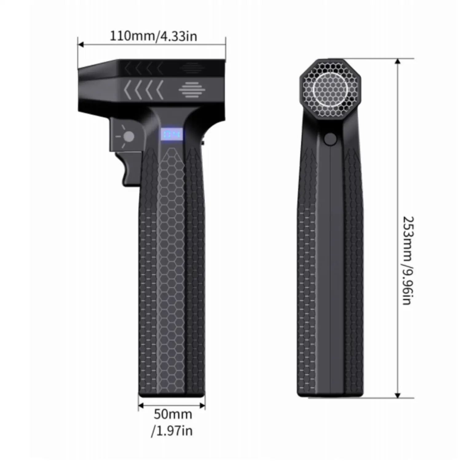 200000 RPM Electric Air Blower 60m/s Brushless Motor Turbo Jet Fan High-Speed Turbo Violent Fan USB Rechargeable Powerful Duster