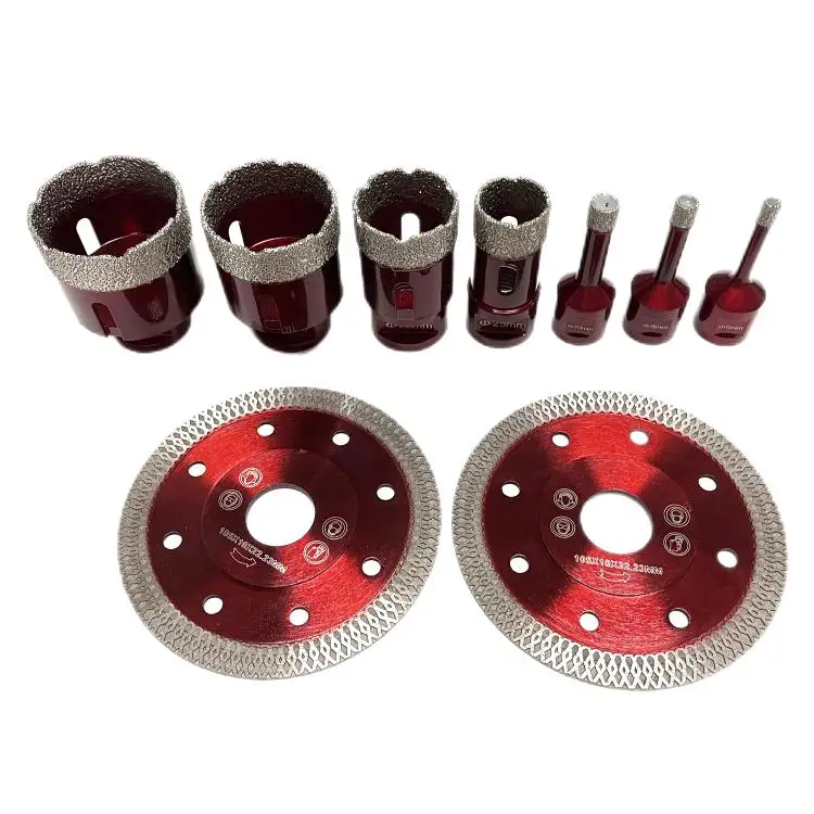 

6-150mm Diamond Vacuum Brazed Dry Drilling Core Bits M14 Thread Crown Porcelain Ceramic Tile Drill Core Bits