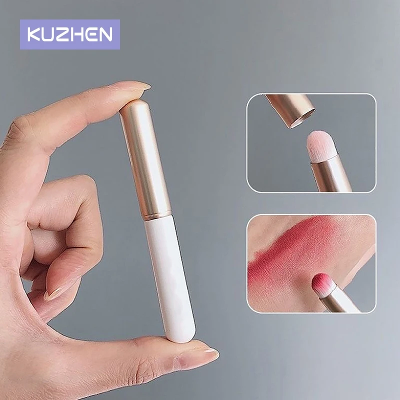 Mini Fingertip Lipstick Makeup brushes Precision Concealer Make up brush domed small portable Lip Brush multifunctional