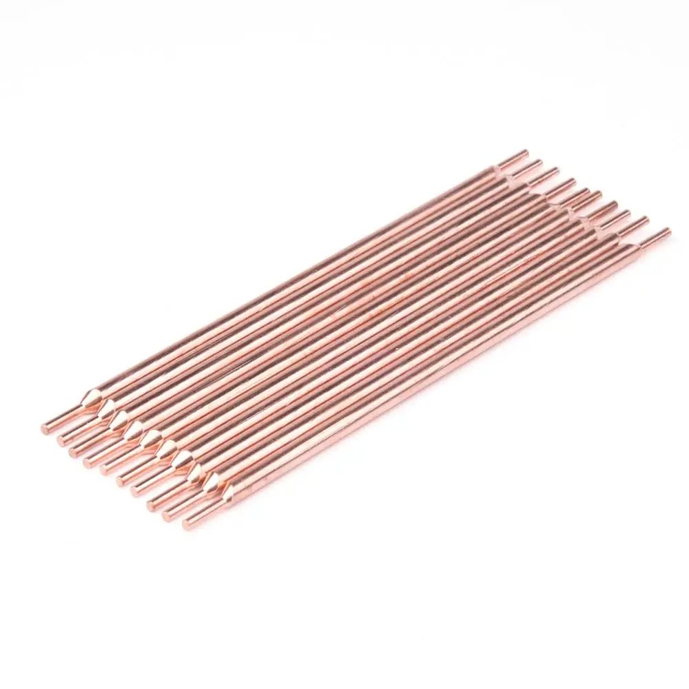 Dual Head Spot Welding Pin 1.5*3*100mm Alumina Copper Electrode Tip Feet Needle Lithium Battery Welding Machine Accessories