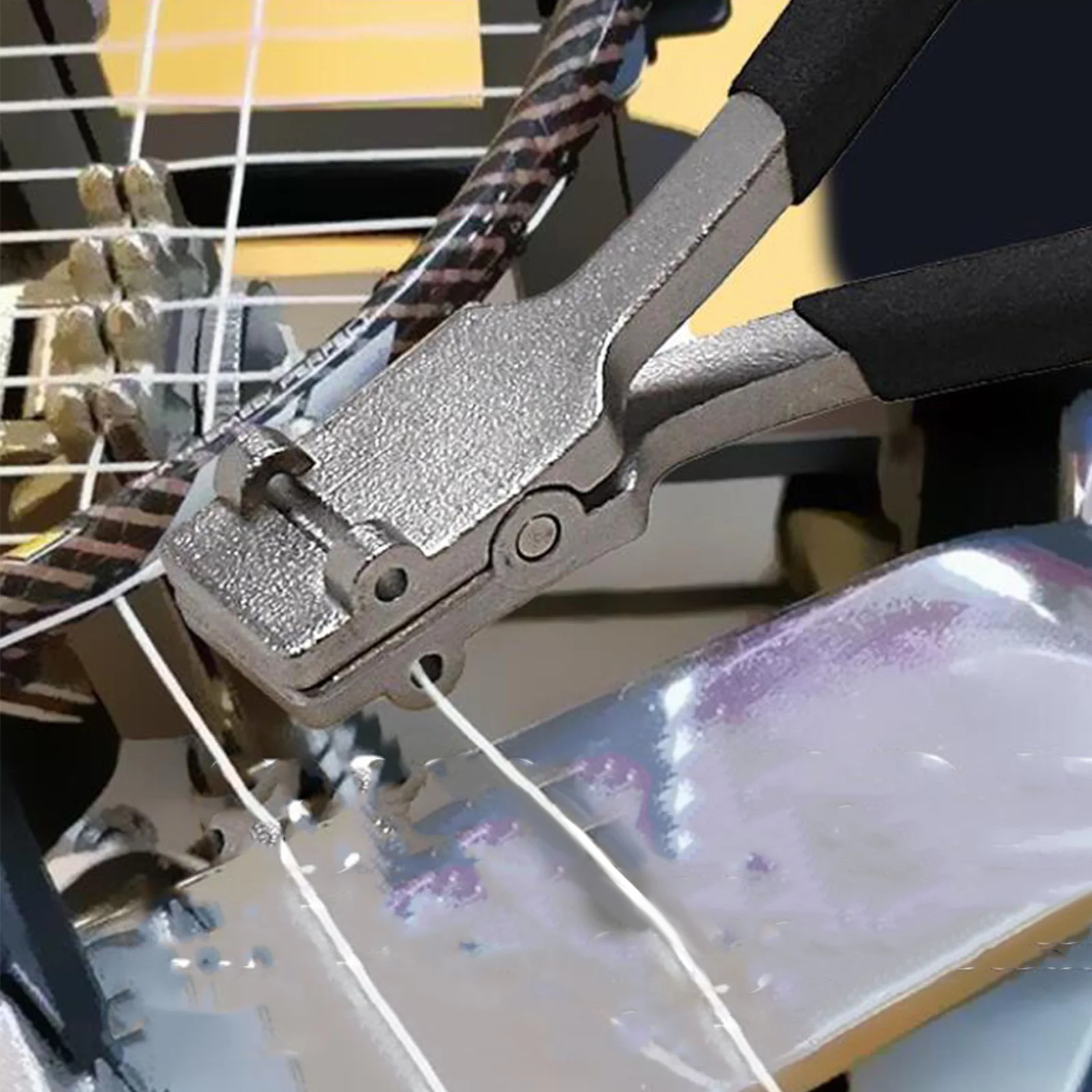 Sports Starting Clamp Anti Slip Badminton Racket 3 Spring Starter Clamp Clamping Tool Badminton Starting Stringing Clamp