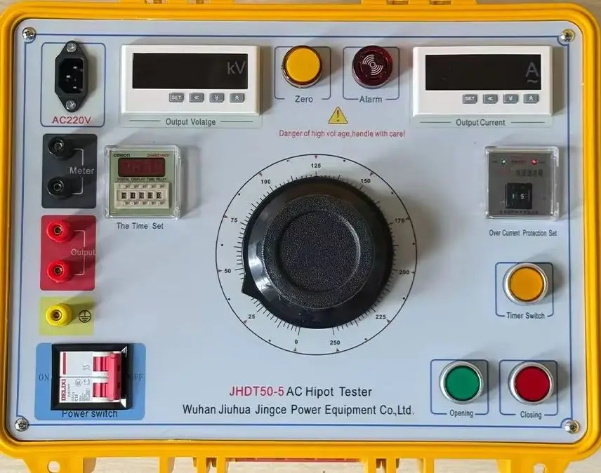 50KV 5KVA High Voltage AC Hipot Tester Dry Type Transformer CJDT50-5 200V Low Voltage Input