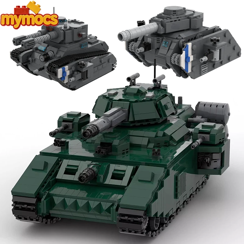 Mymocs Game Battle Military Tank Bricks Land Raider Predator Immolator Rhino APC Armored Vehicles Sets Building Blocks Toys Gift