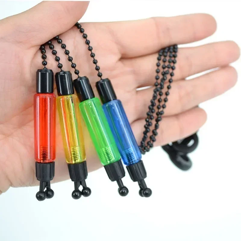 Fishing Alarm Swinger Steel Chain Steel Aluminum Set Swinger Carp Fishing Indicator 4 Color Bite Alarm Fishing Tools