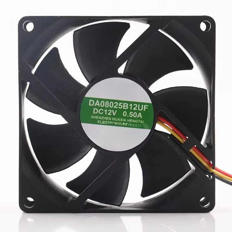 24V 48V DC12V 0.50A EC AC 80X80X25MM mm 8025 8CM High Air Volume Double Ball Chassis Converter DA08025B12UF Cooling Fan