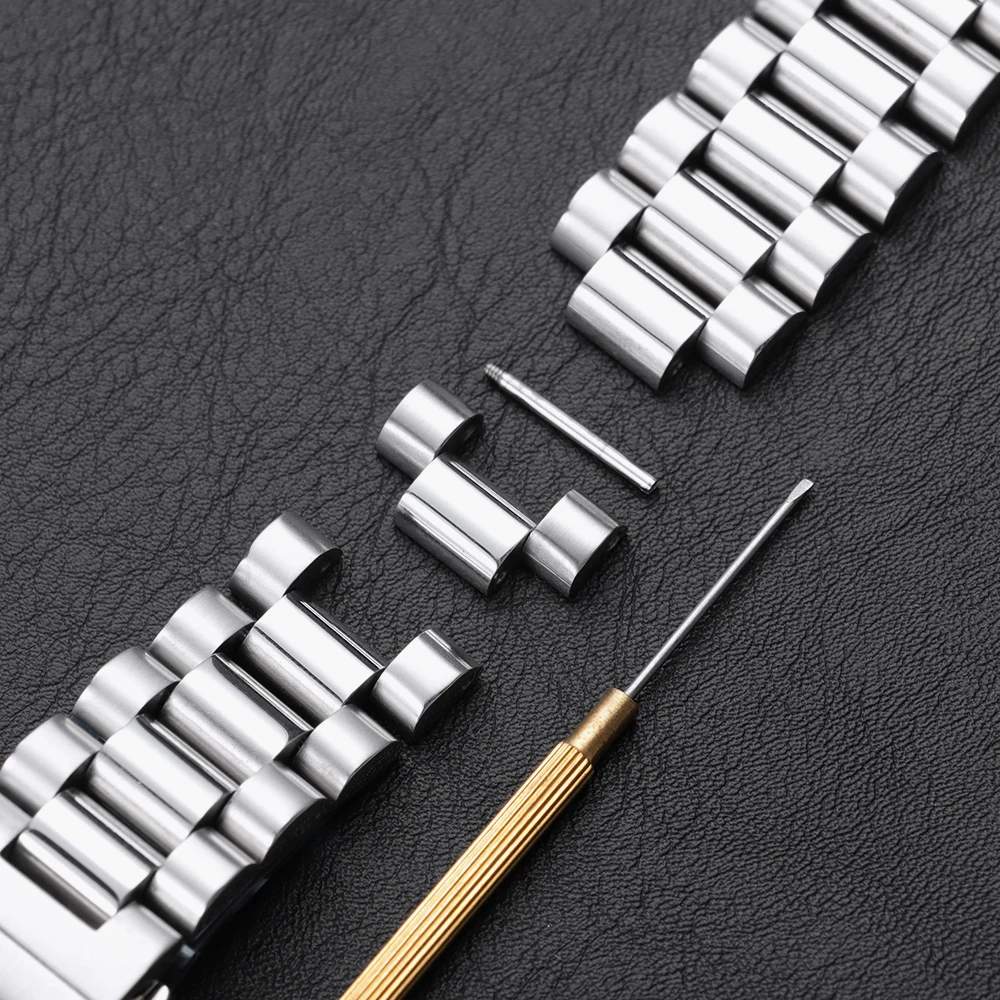 50pcs Screws Rod for Rolex Watch Band Metal Strap Stainless Steel Screw Pin Watch Repair Tools Watch Parts Tool Kit  Accessories