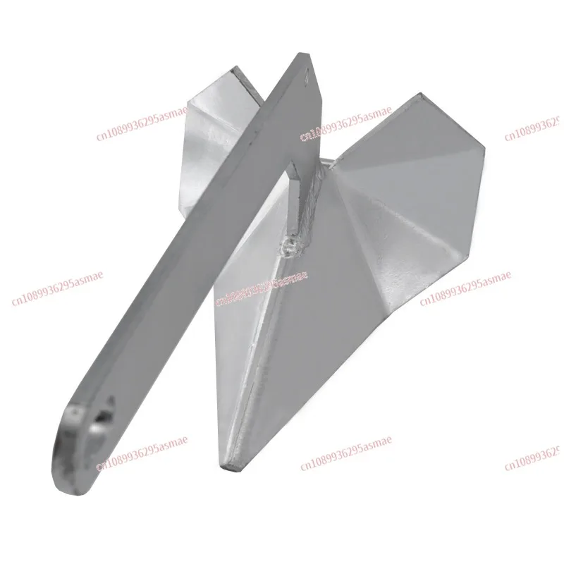 

Carbon steel triangular anchor, hot dip galvanized yacht anchor anti-corrosion durable sand anchor iron anchor accessories