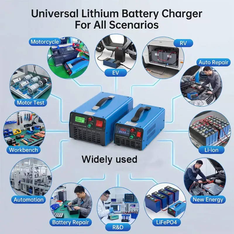 800W Adjustable DC Power Supply Constant Voltage Current 12‑120V Digital Display Variable Battery Charger Industrial Power Adapt