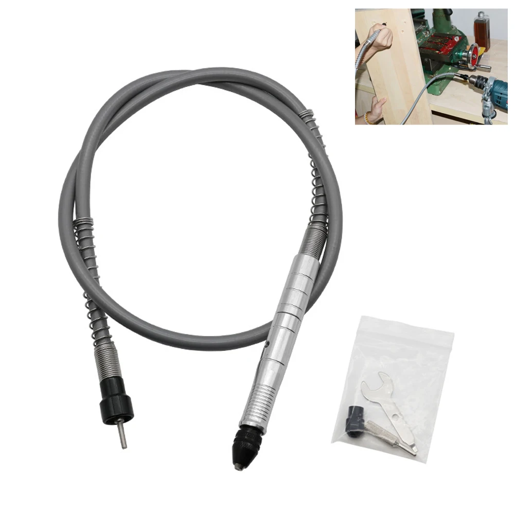 

1Pc Electric Grinder Flexible Shaft Extension Rod Engraving Machine Extension Shaft W/ Chuck For Woodworking Power Tool Parts