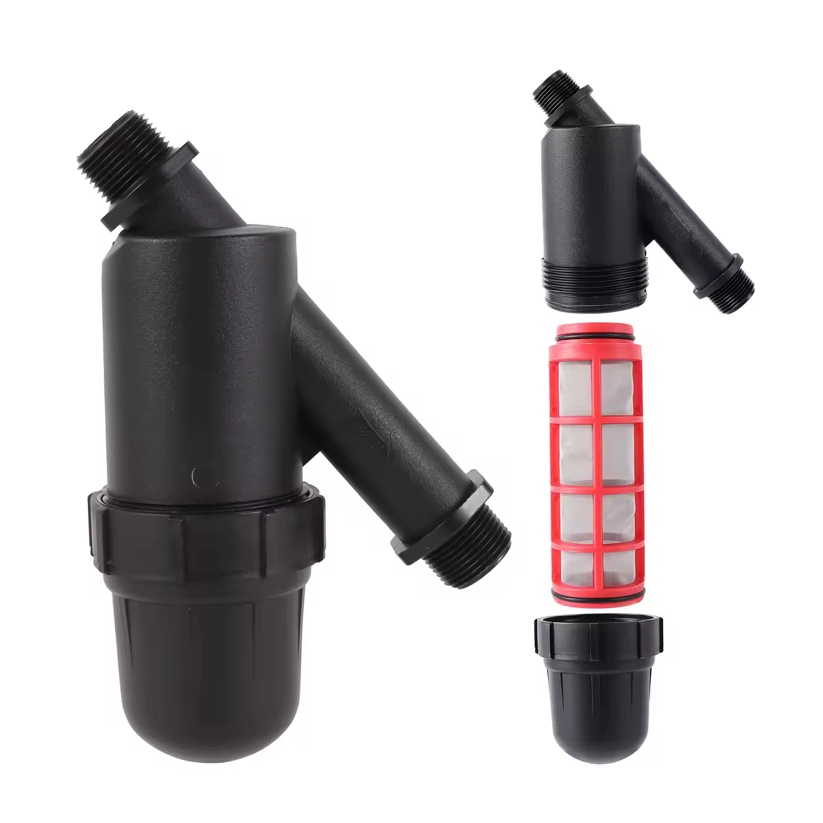 3/4" Male Thread Screen Water Filter 120 Mesh Stainless Steel Filter Garden Irrigation Misting Spray System Impurities Strainer
