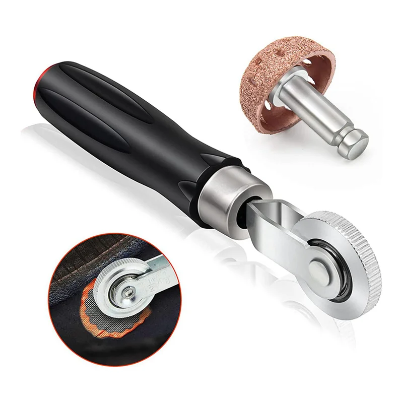 

2X набор инструментов для ремонта шин, ролик для ремонта шин с шлифовальной головкой для ремонта шин (42 мм)