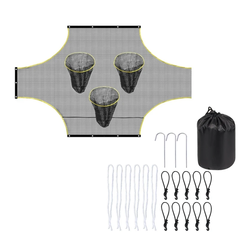 Scoring Training Equipment Shots Targets Net Football Training Net Soccer Net Soccer Targets Sheet with Scoring Zones