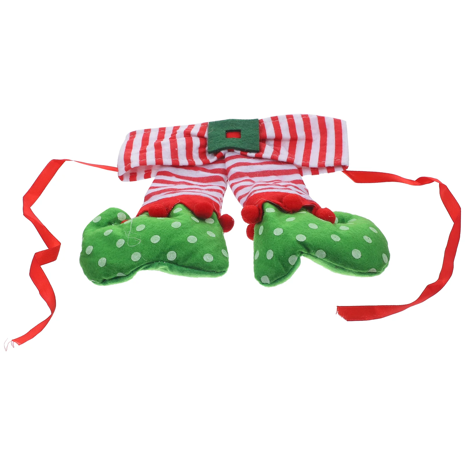 Ornaments for Christmas Tree Hanging Bow Tie Stockings Hangers Elves Candy Cane Decorations