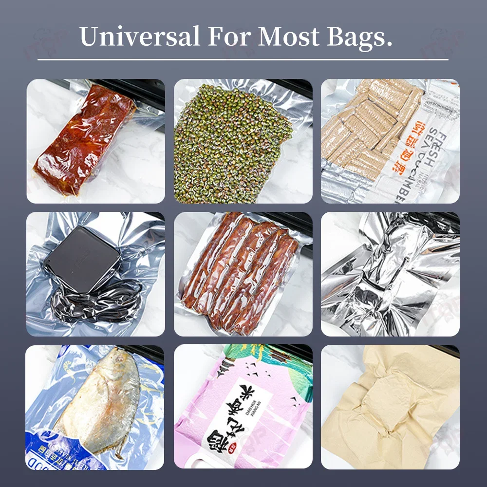 Commercial Vacuum Sealer 32cm 24-hour Continuous Work with Inflation Feature 90KPA Vacuum Packaging Machine