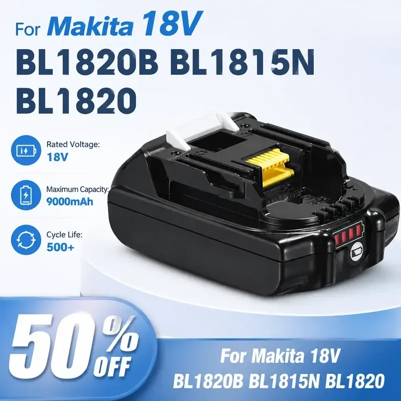 

For Makita BL1820B BL1815N BL1820 18V Lithium Ion Battery 1.5Ah Charger