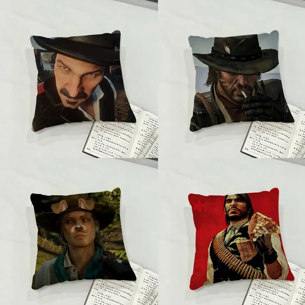 

Наволочка Game G-Red Dead-s Redemption 2, подушки для чехла, предметы домашнего декора, украшения для гостиной, чехлы для подушек