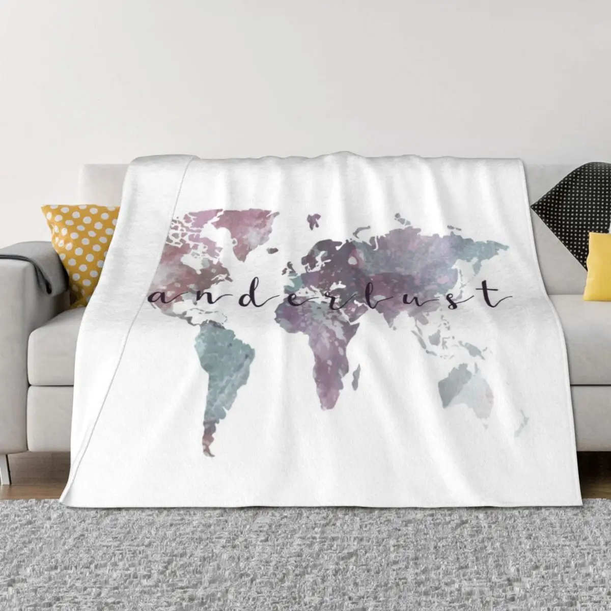 

Wanderlust Throw Blanket Luxury Thins Blankets Sofas Of Decoration valentine gift ideas Blankets