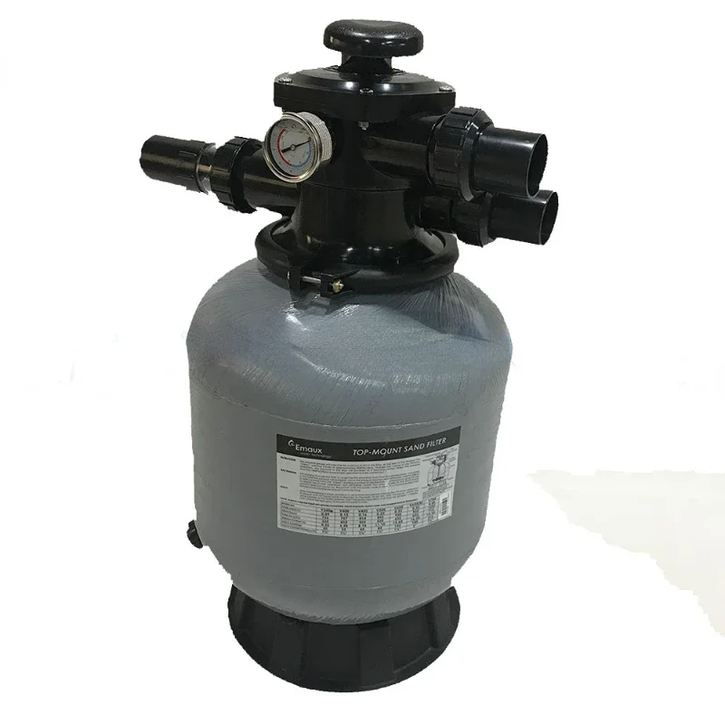 High pressure water sand filter top mount swimming pool sand filter